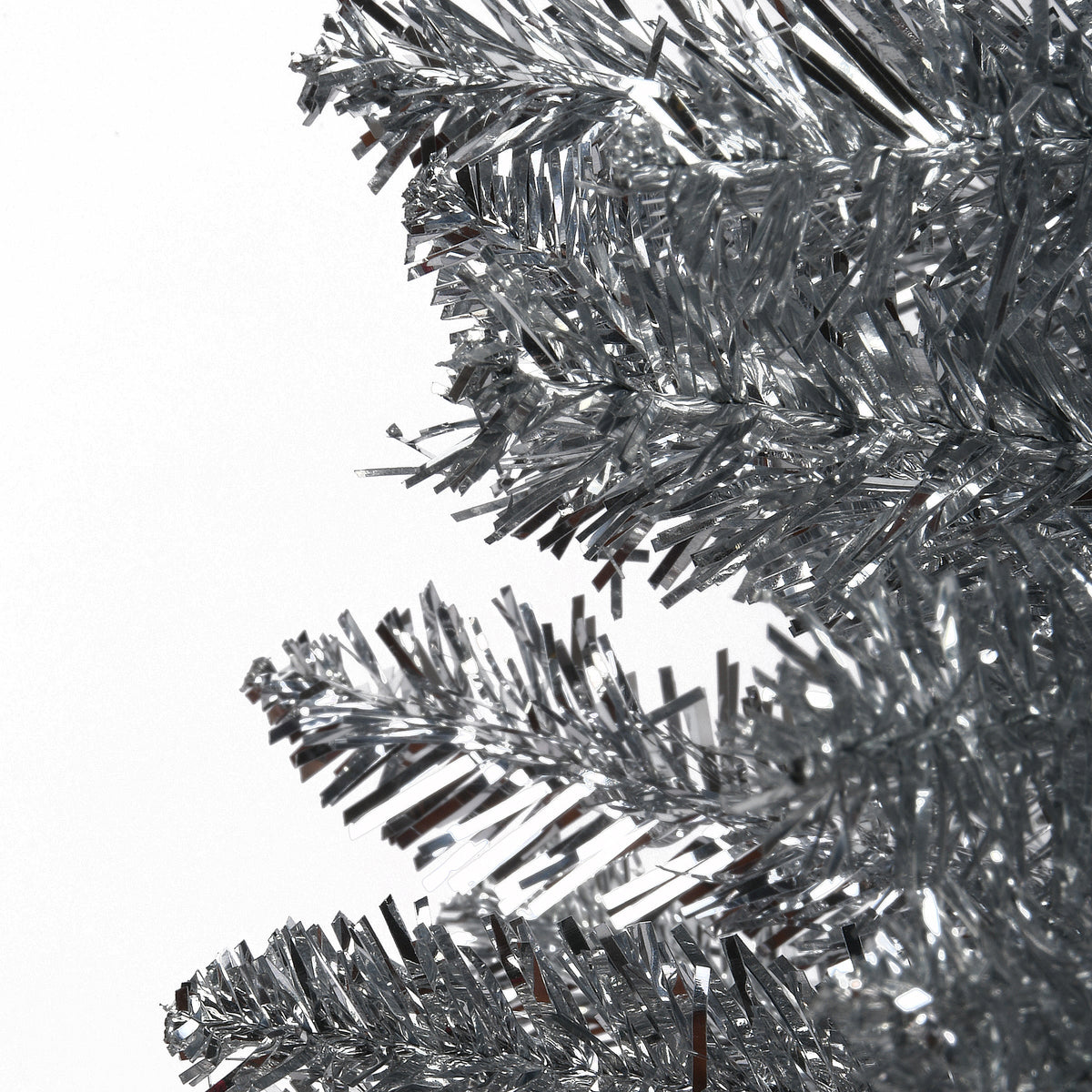 7 ft. Tinsel Collection Silver Tree