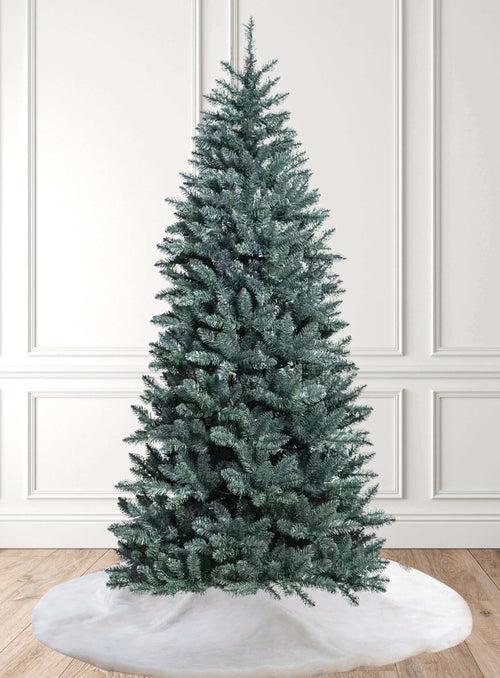 9' Tribeca Blue Spruce Slim Artificial Christmas Tree Unlit