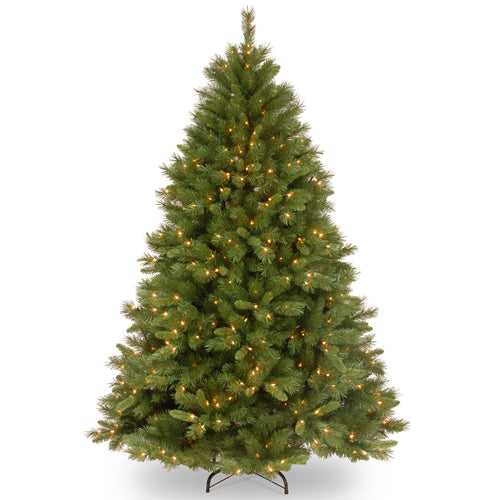 6 ft. Pre-Lit Winchester Pine Tree with Clear Lights, Plug-In