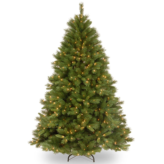 6 ft. Pre-Lit Winchester Pine Tree with Clear Lights, Plug-In