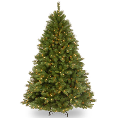 7.5 ft. Pre-Lit Winchester Pine Tree with Clear Lights, Plug-In
