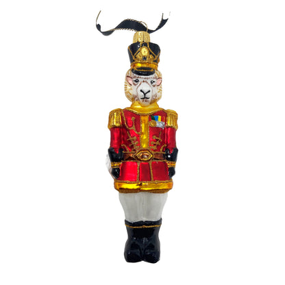 KRG Ram Body Polish Glass Ornament, 5"